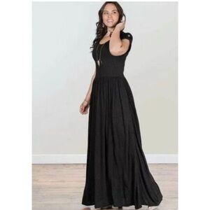 Matilda Jane Black Night Owl Maxi Dress
